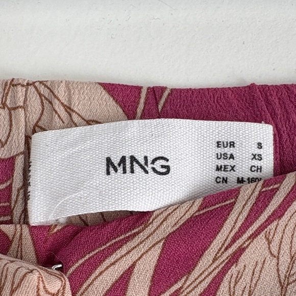 Mango Pink and Cream Floral Pants - Picture 4 of 9